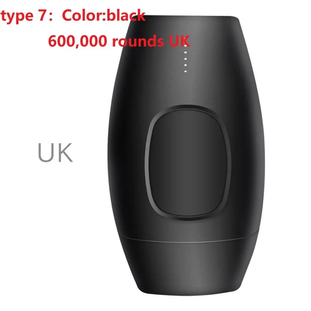 type 7 600000 вспышка профессиональная Перманентная IPL лазерная эпиляция электрическая фото для женщин безболезненный инструмент для удаления волос - Цвет: type 7
