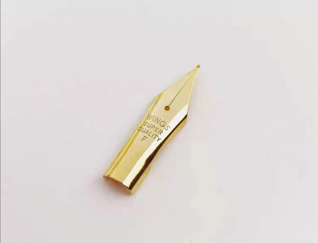 Wingsung Wing Sung 659 авторучка чернильная ручка перьевая ручка питатель ручка аксессуары Канцелярские Принадлежности офисные школьные принадлежности - Цвет: Golden F Nib