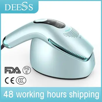 DEESS GP590 Permanent Hair Removal,ICE COOL IPL laser epilator, Up graded Unlimited Flashes depilator a laser Hair Removal building a virtual graded foam