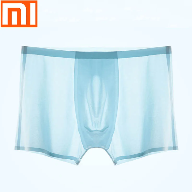 Новые оригинальные удобные трусы-боксеры Xiaomi Mijia YouPin из хлопка с 3D модалом, 5 цветов, сексуальное нижнее белье, 2 шт