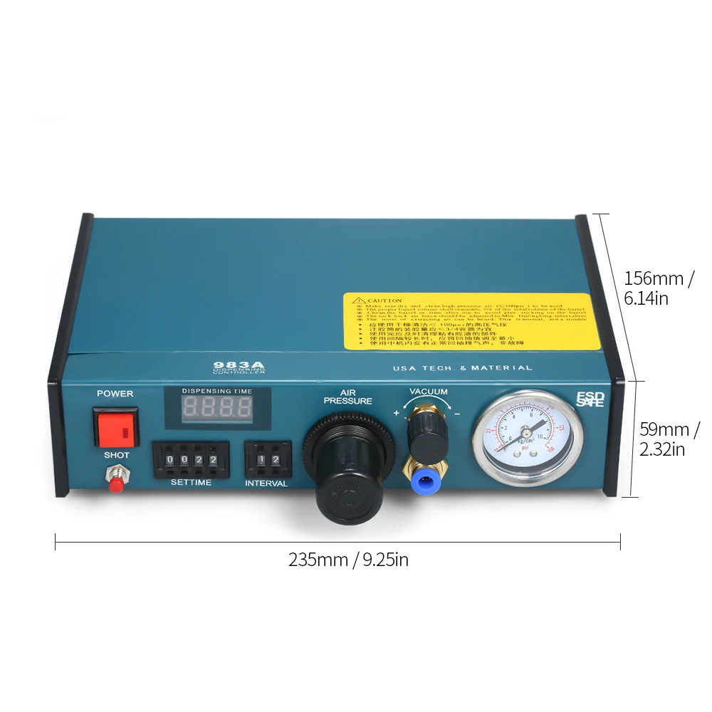 

Hot New Automatic Glue Dispenser Machine US/EU Plug Dispensing Controller Digital Control Drip Glue Machine Welding Tool
