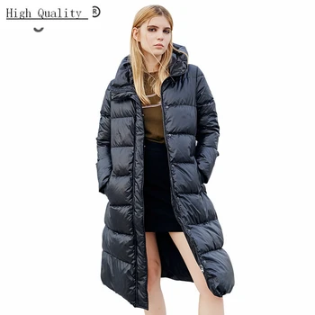 

Winter Jacket Women Down Coat Female Thick 90% White Duck Down Jacket Womens Long Coats Warm Hooded Clothes 2020 16Y0303