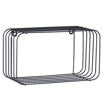 

Magazine Shelf Wrought Iron Nordic Style Wall Mounted Storage Rack Newspapers