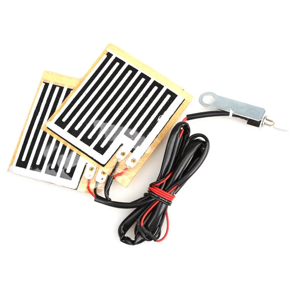 12V Универсальный мотоцикл руль теплый с подогревом ручка комплект колодки B99 - Цвет: Серый
