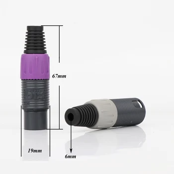 

2pcs/set XLR plug coaxial audio cable plug HIFI HI-END audio signal plug