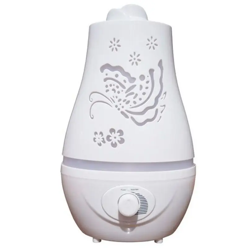 Us Plug Household 2.4L Ultrasonic Humidifier Essential Oil Diffuser Led Light Air Humidifier Purifier Home Decor With Double Spr