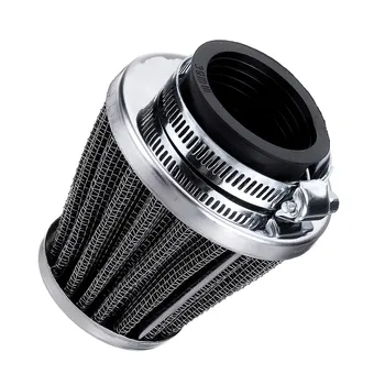 

Clamp Air Filter Parts Accessories Cone Shape Stainless Steel Black+silver
