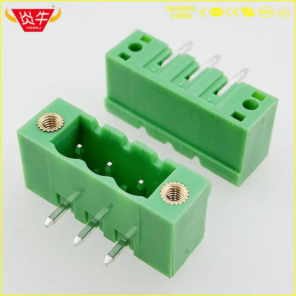 2EDGRM-5.08-3P KF2EDGRM 5.08 2P~ 12P PCB CONNECTOR PLUG-IN TEMINAL BLOCK 2EDGRM 5.08mm 2PIN~ 12PIN MSTB 2,5 GF 1776508 PHOENIX CONTACT KEFA - Цвет: 2EDGRM-5.08-3P