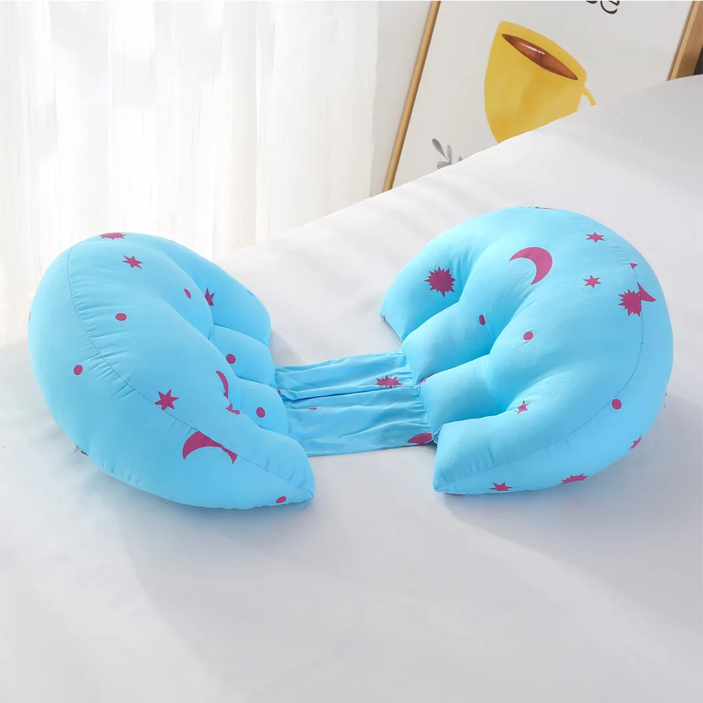 Pregnancy Pillow Side Sleeper Soft Nuring Cotton Cartoon Abdominal Cushion SleeperSleeping Support Y1121 | Мать и ребенок