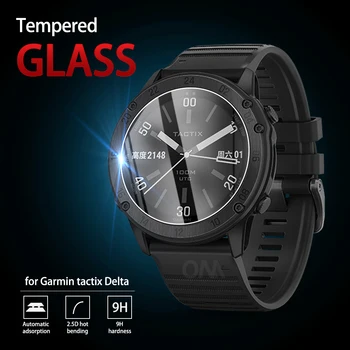 

5Pcs 9H Premium Tempered Glass For Garmin Tactix Delta smart watch Screen Protector Film Accessories For Garmin Tactix Delta