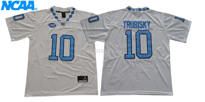 Новое поступление высокое качество Mitch Trubisky#10 футболка колледжа Limited Джерси S-XXXL