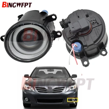 

2PCS LED Fog Light Angel Eye with lens For Toyota Camry sedan XV4 2007-2011 Fog Lamp Assembly for Lexus LX570/Scion