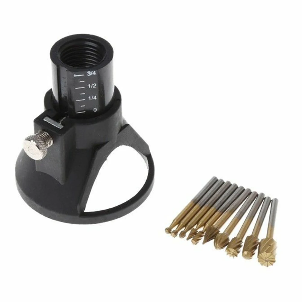 11Pcs 1/8Inch Shank Milling Rotary File Burrs Bit Locator Set Wood Carving Rasps Jewelers, Hobbyists, Craft Makers, Modelers
