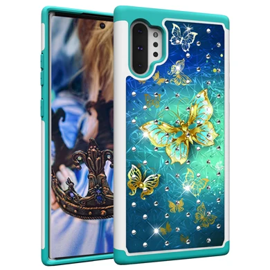 Color 05 10 шт./партия 3D рельефный чехол для телефона с узором для samsung Galaxy Note 10+ чехол для Note 10 Plus, силиконовая задняя крышка для Note 10 - Цвет: Color 05