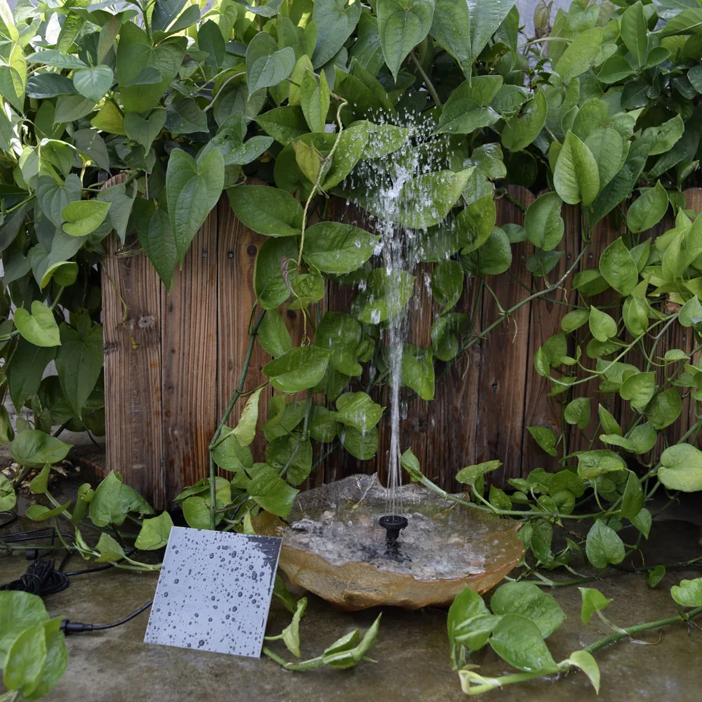 

Solar-Powered Water Pump Silicon Mini Solar Water Pump Power Panel Kit Fountain Pool Garden Pond Submersible Watering