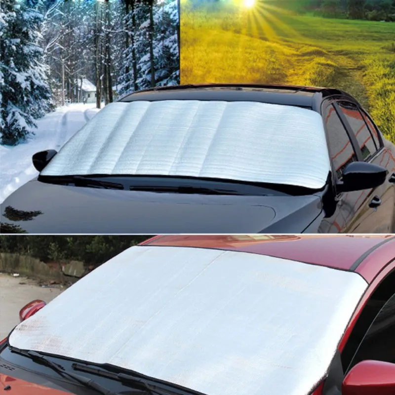 150*70 см автомобильный солнцезащитный козырек для лобового стекла, защита от снега, защита от солнца, защита от снега, защита от солнца