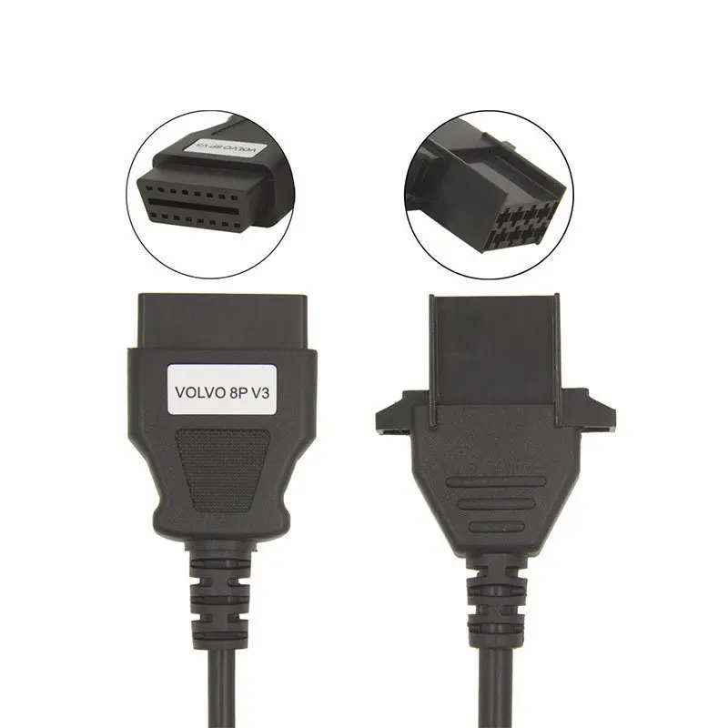 8 Pin кабель для грузовиков Volvo Heavy Duty Diagosis разъем OBD OBD2 грузовик кабель адаптера