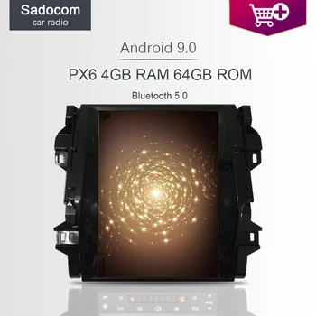 

PX6 Tesla 1080P 12.1" Android 9.0 For Toyota Fortuner 2016-2019 BT 5.0 IPS Car DVD Player 4GB Car Radio Multimedia GPS autoradio