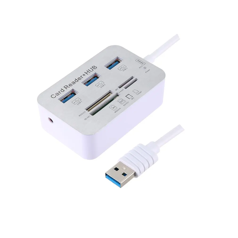 Usb-хаб 3,0 Мульти USB 3,0 разветвитель концентратор 3 порта мульти usb-хаб кардридер супер скорость микро хаб для компьютера аксессуары