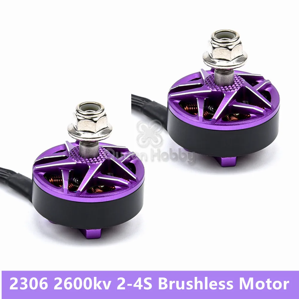 Queen Hobby 2 шт./4 шт. 2306 2600kv 2-4S бесщеточный двигатель для FPV радиоуправляемого