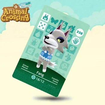 

338 Fang Animal Crossing Card Amiibo Cards Work for Switch NS 3DS Games