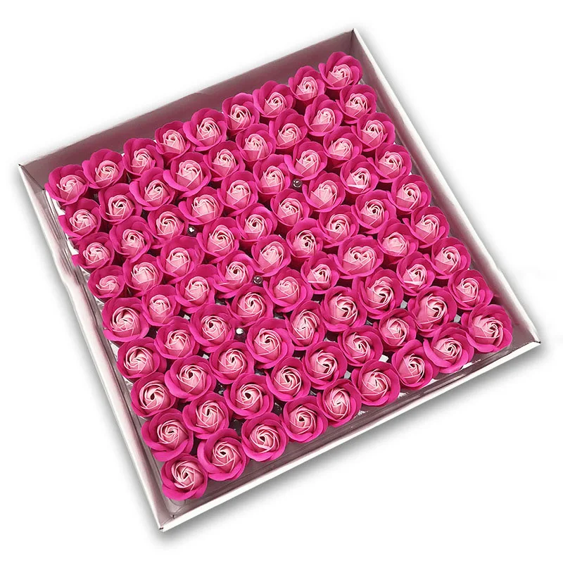 rose mix 81 шт./лот, цветочное мыло в виде розы для тела, ароматическое мыло в виде Розы, подарок на свадьбу, День святого Валентина - Цвет: rose mix