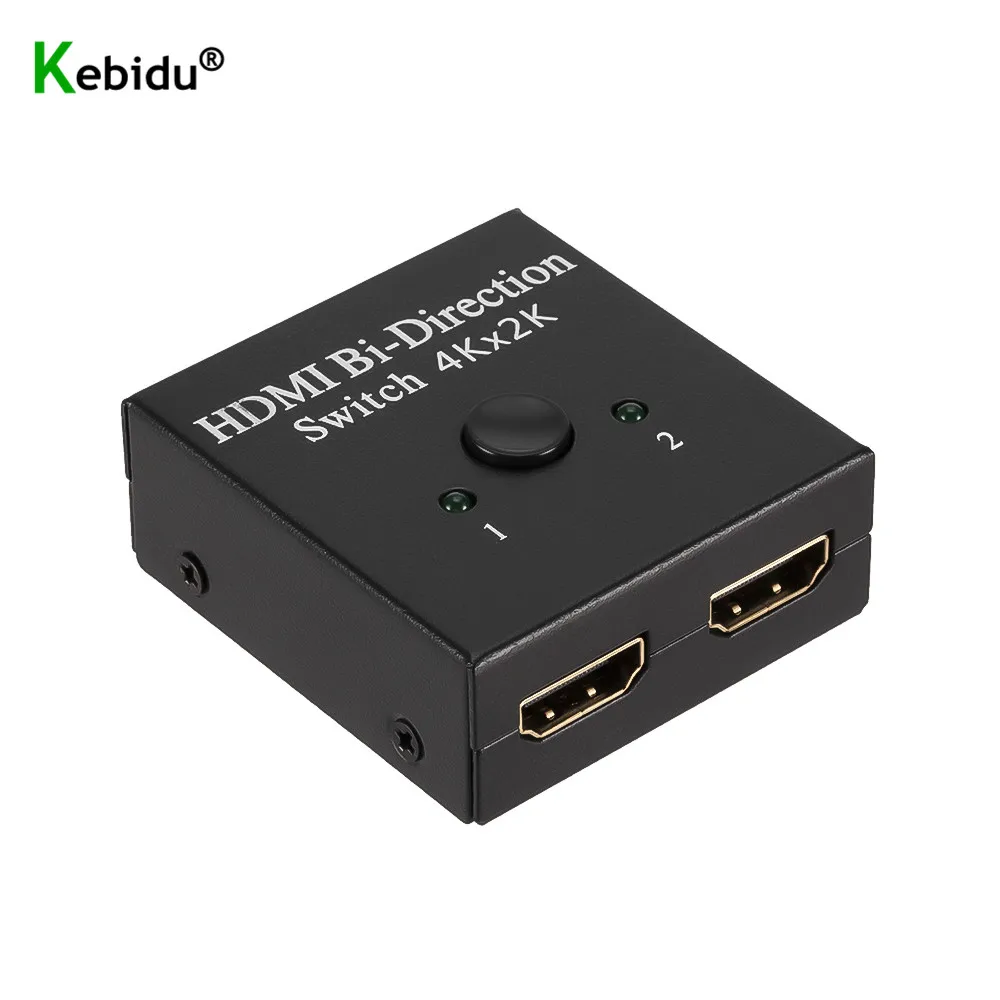 1x2 4K переключатель 2 порта двунаправленный 2x1 HDMI-совместимый сплиттер порты Sup Ultra