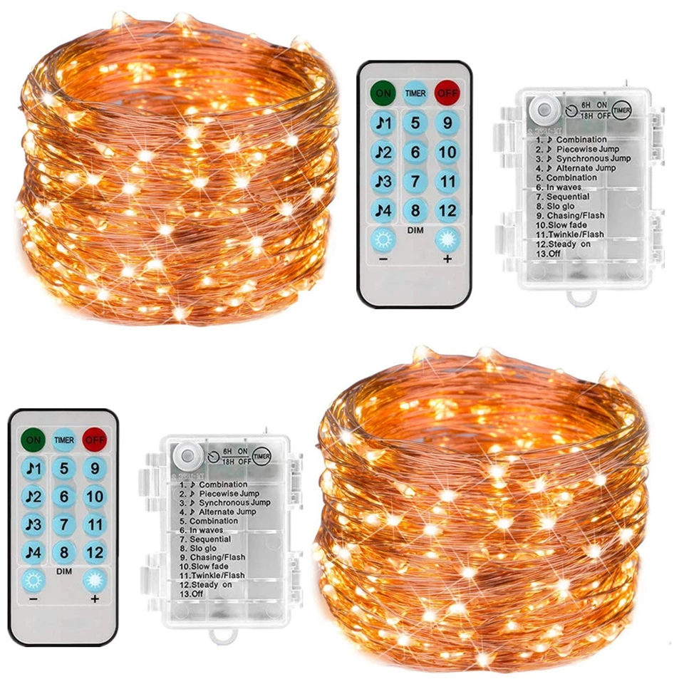 RGB-battery style 5 м 10 м серебряная проволока музыкальная струнная гирлянда праздничное освещение сказочная гирлянда для рождественской елки Свадебная вечеринка украшение Голосовое управление - Испускаемый цвет: RGB-battery style