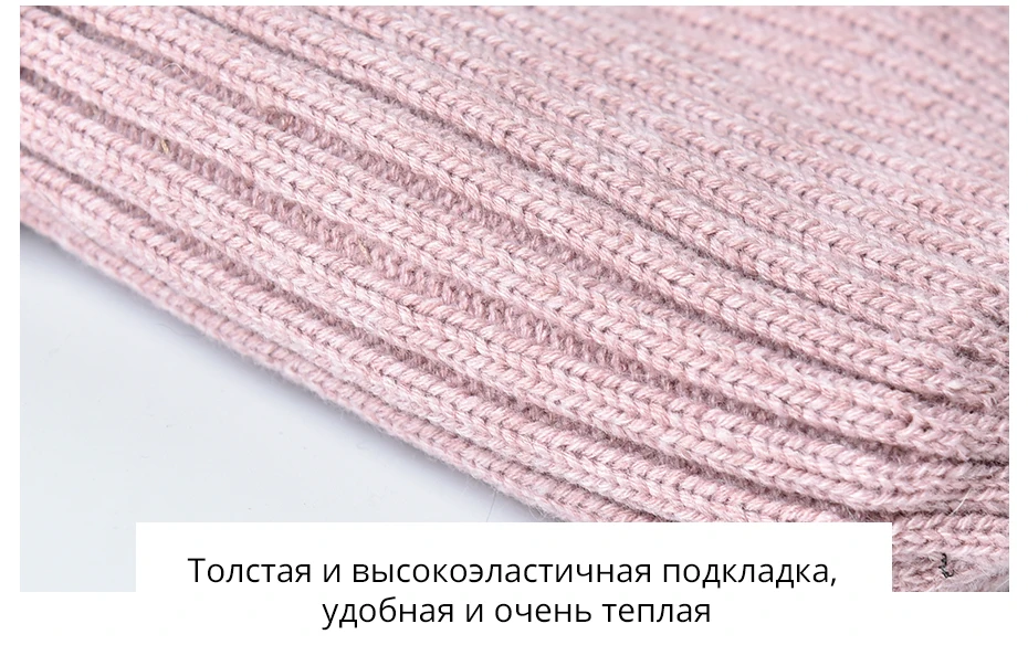 Женская шапка из натурального меха кролика, русская шапка бини с бантом на зиму