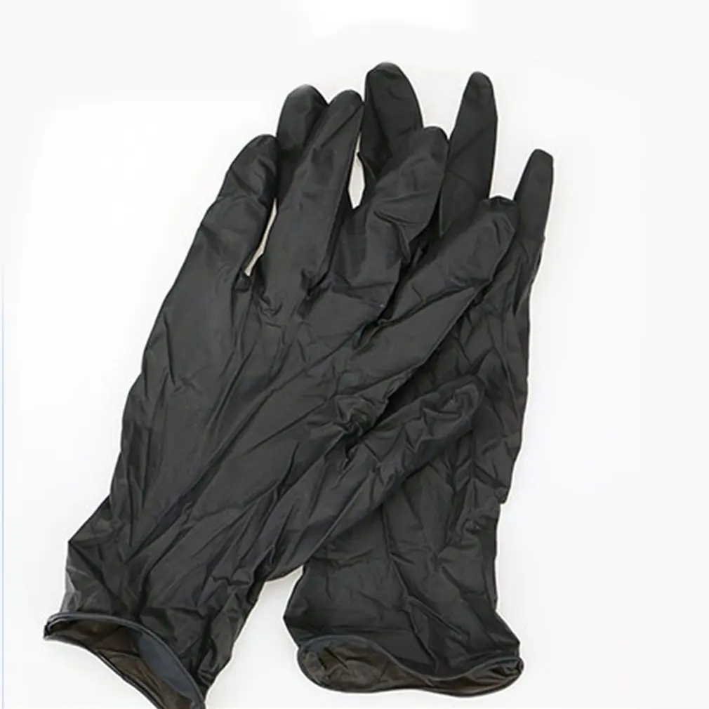 

100 Pcs/Lot S/M/L Size Disposable Mechanic Gloves Household Cleaning Washing Nitrile Laboratory Nail Art Anti-Static Gloves