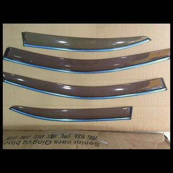

4PC For Mercedes Benz W204 C180 C260 2007-2014 Car Door Window Wind Visor Moulding Awnings Shield Rain Sun Wind Guard Vent Shade