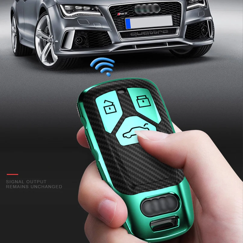 Мягкий чехол из ТПУ для автомобильных ключей для Audi A4, новинка, A4L, A5, A6L, QT, S5, S7, Q7, TTS, Audi, чехол для ключей, автомобильные аксессуары, украшение