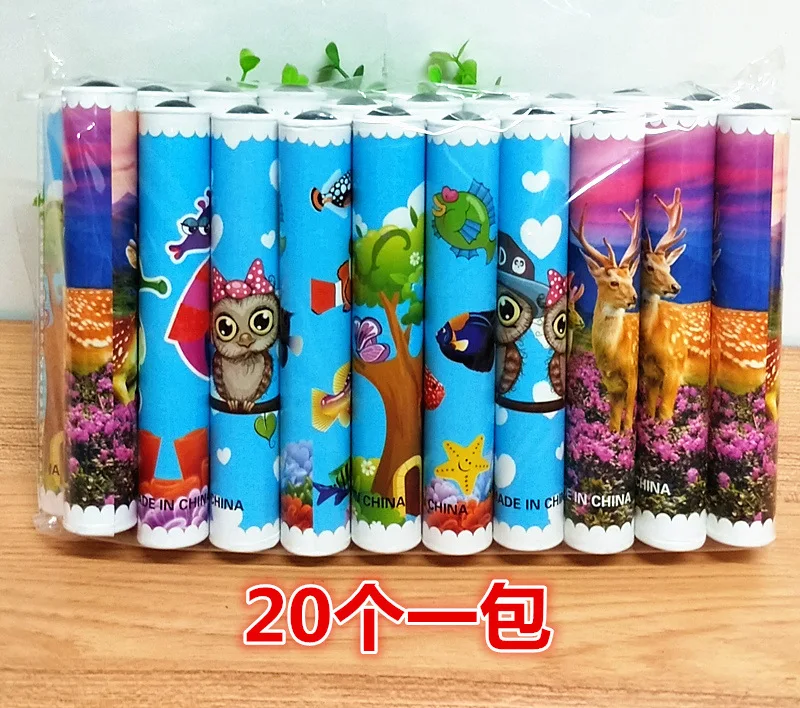 Toy Children Magic Modular Plug Kaleidoscope Large Size Plastic Exterior Luck Children'S Educational Toy Hot Selling