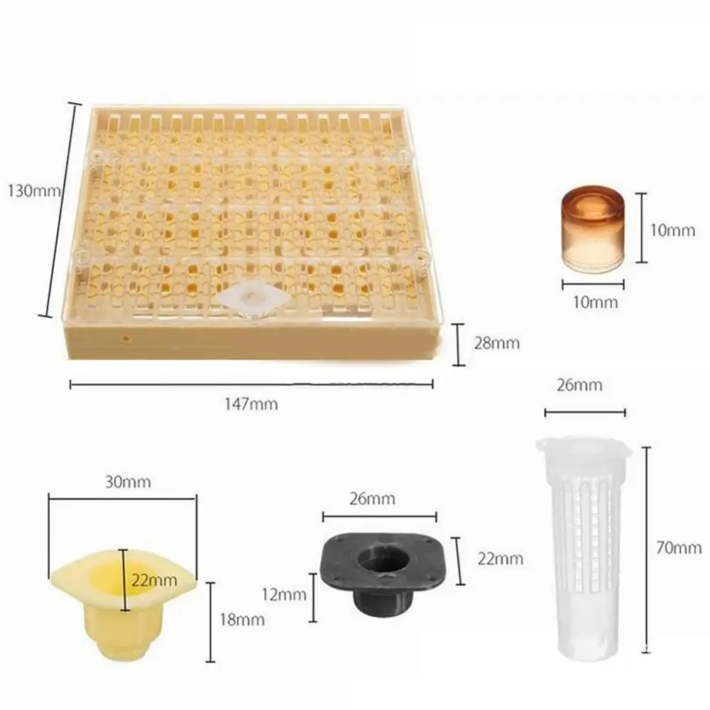 Пчеловодство, пчеловодство, 110 ячеек, Набор чашек, королевская система для выращивания, Nicot, Полная Клетка для Ловца, вспомогательное устройство для пчеловодства, оборудование, Набор чашек