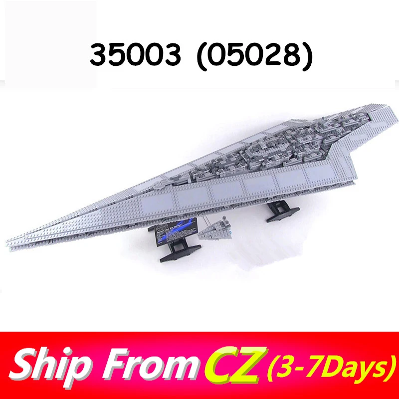 

In stock Legoinglys Star Wars Set Bricks Toy Execytor Super Star Destroyer Model Building Blocks Compatible 05028 10021 Boy Gift