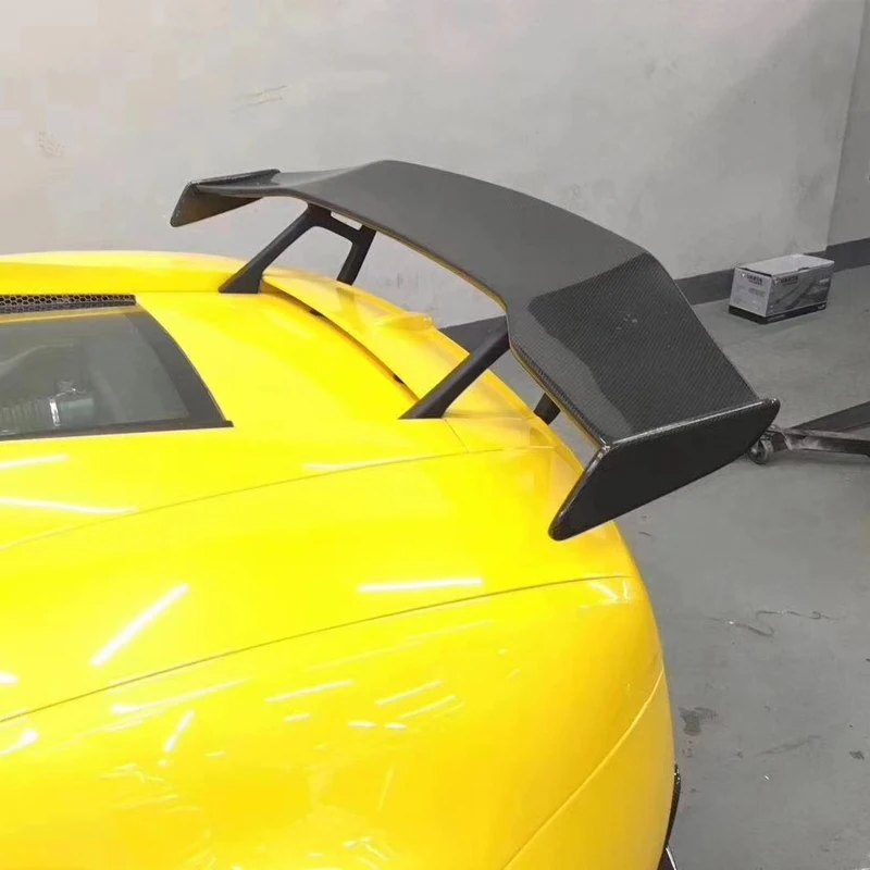 

Carbon Rear Spoiler Carbon Fiber GT Spoiler Wing For Lamborghini Gallardo Rear Spoiler Wings LP550 LP550 LP560 2004-13 DMC Style