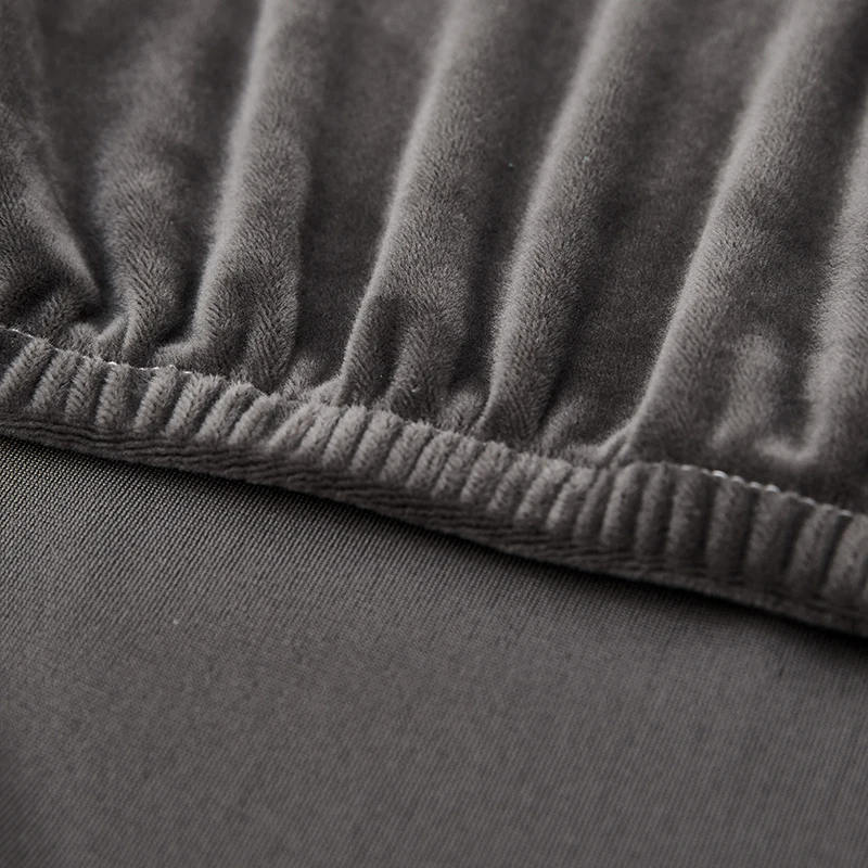 Sofa Cover Sofa Cushion Thick Velvet Sofa Cover Solid Color Sofa Cushion Cover Elastic Slipcover All-inclusive Couch Covers Dining Room MY448