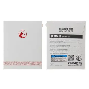 

2 2 Sets/pack Tiger Gaming Mouse Feet Mouse Skate For Logitech G403 G603 G703 Laser Gaming Mouse White Teflon Mouse Glides Curve