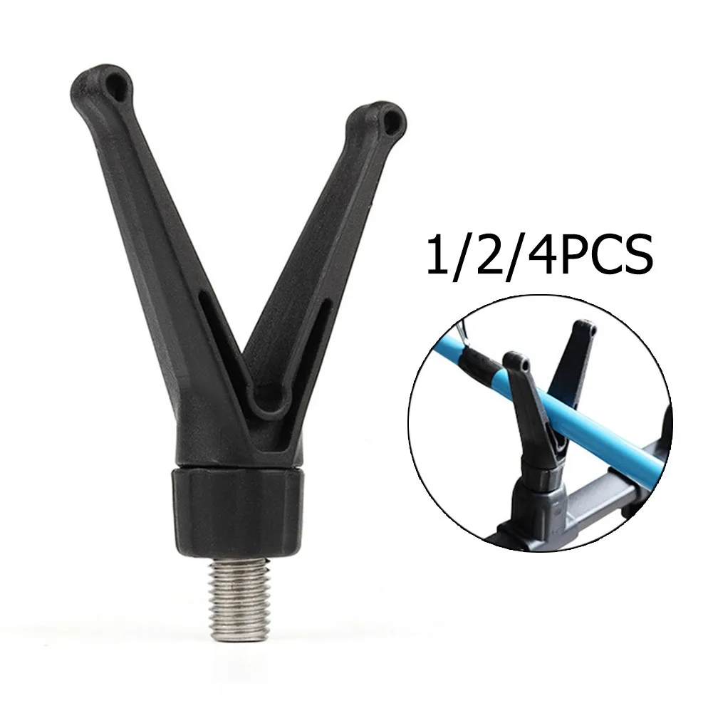 1pc ABS Carp Fishing Rod Rest Head Rod Holder Bracket Head \