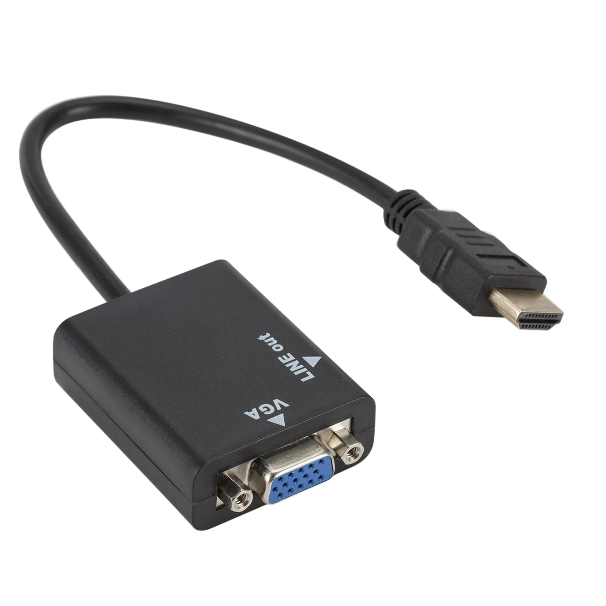 VGA Мужской к HDMI Женский конвертер Кабель-адаптер с аудио выходом 1080P VGA HDMI адаптер