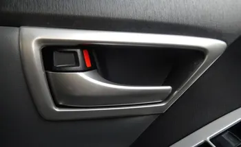 

For Toyota PRIUS ZVW30 Chrome Car Inner Door Handle bowl frame Covers Trim