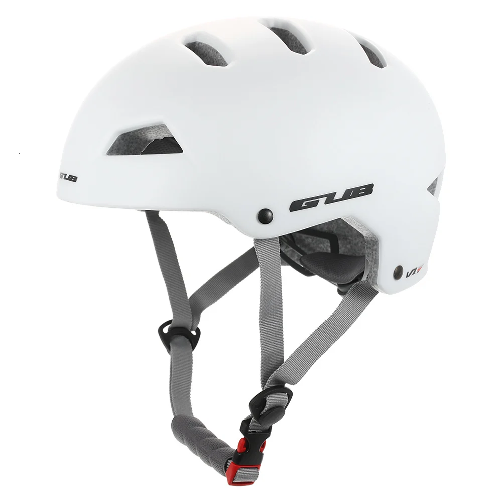 V1 White M Скелед шлем для взрослых cyclism Cool bmx шлем для горной дороги велосипедный черный радикальный спортивный L56-61 см и м 55-59 см GUB V1/D6 - Цвет: V1 White M