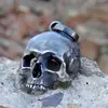 EYHIMD Unique Black Skull Pendant Necklace 316L Stainless Steel Pendant Mens Punk Biker Jewelry Gifts ► Photo 2/5