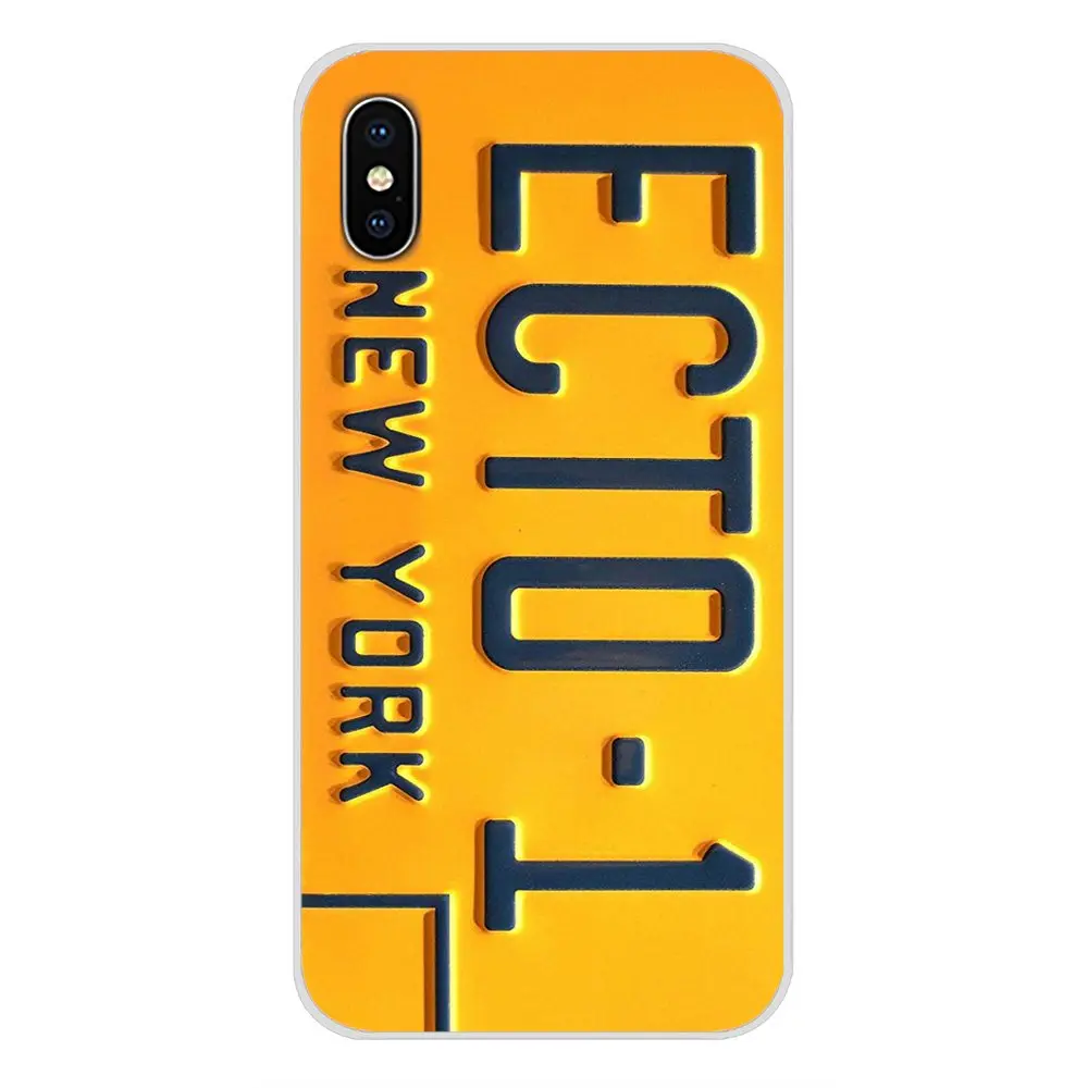 Чехол для мобильного телефона Ecto 1 Ghostbusters с номерным знаком для Apple IPhone X XR XS 11Pro MAX 4S 5s 5C SE 6S 7 8 Plus ipod touch 5 6 - Цвет: images 2