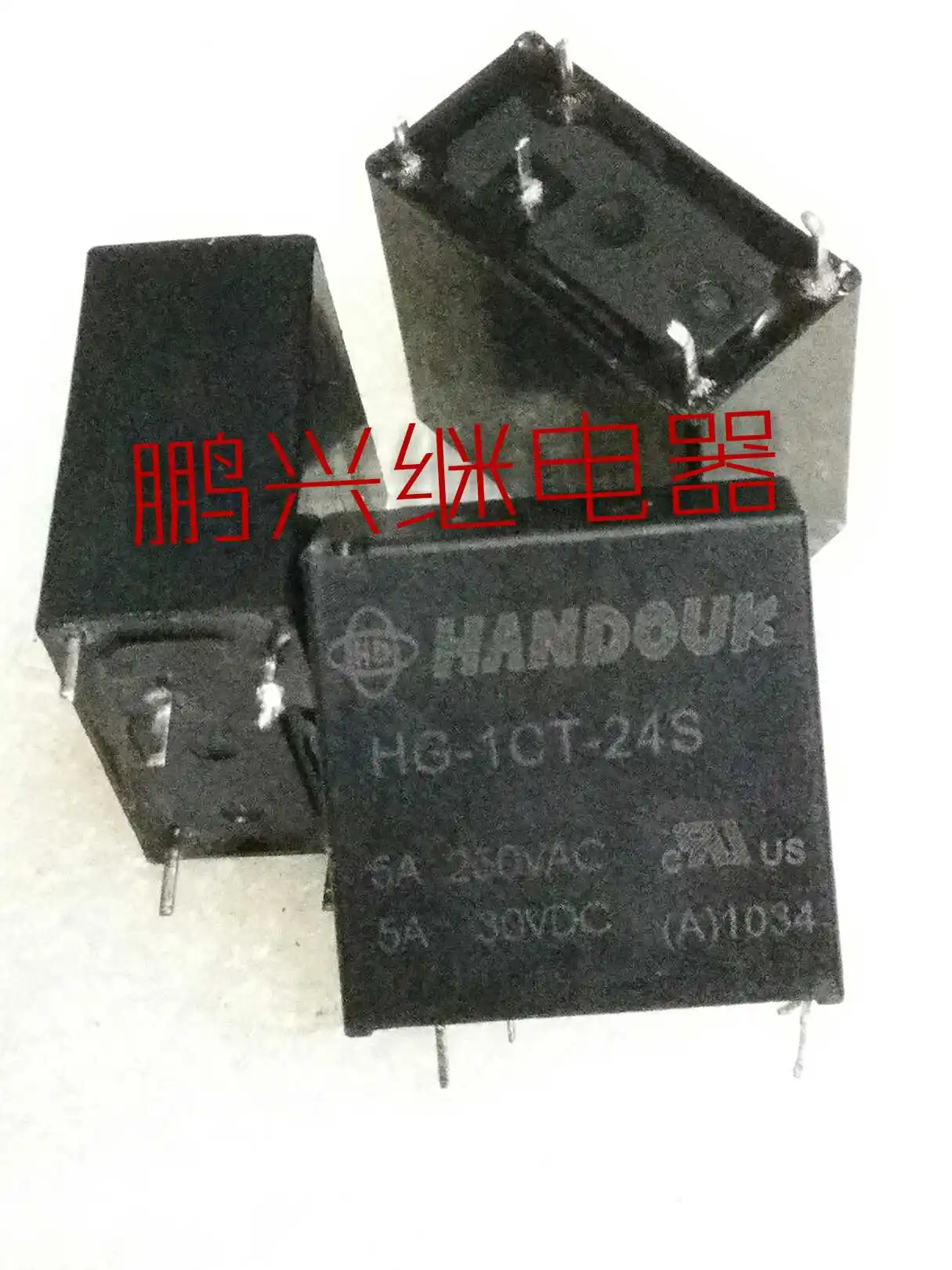 

Free Shipping 10PCS/LOT HANDOUK Electric Relay HG-1CT-24S5A5 Feet One Opening And One Closing