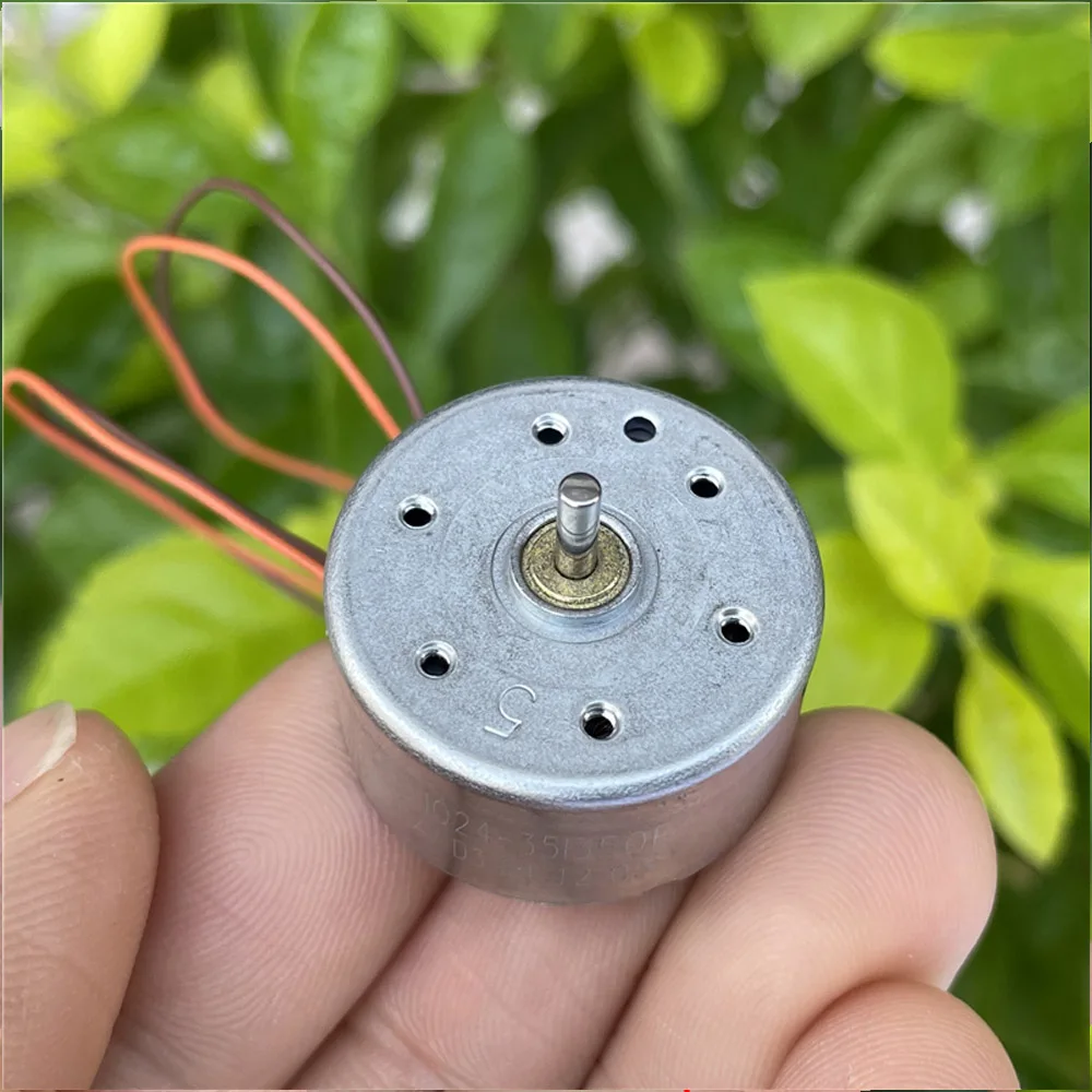  Solar Round RF300 Solar Motor, DC 3V 3.7V 6V 300 USB