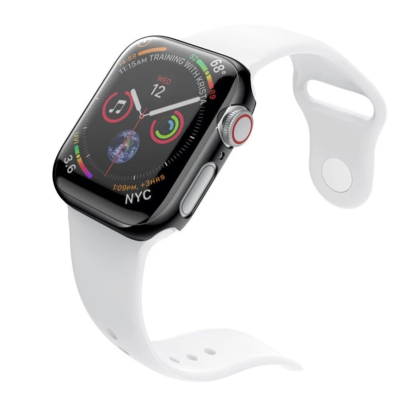 Защитный чехол для Apple Watch Series 4 3 2 1 чехол Etui Na защитный чехол против царапин Carcasa 38 мм 40 мм 42 мм 44 мм Hoesjes