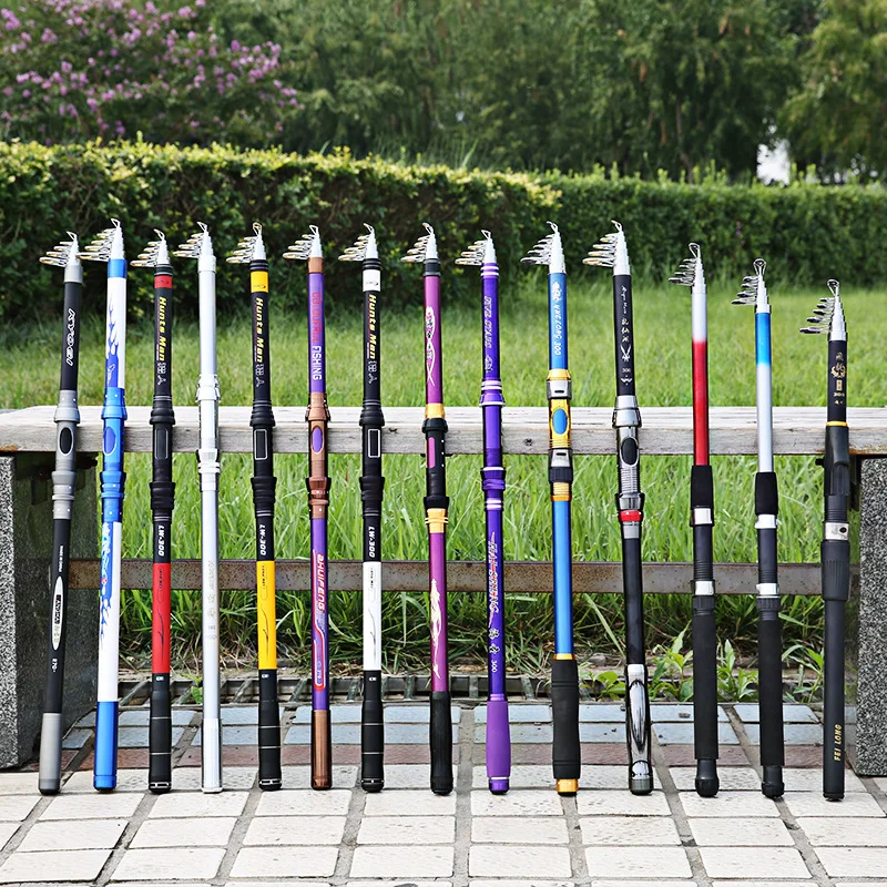 

2019 Carbon 2.1m 2.4m 2.7m 3.0m 3.6m Carp rod Telescopic Sea Fishing Rod Spinning rod carbon fiber Ultralight hard