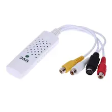 USB 2,0 DVR Видео Аудио Захват карты адаптер кабель ПК ноутбук VHS VCR ТВ к DVD конвертер шнур