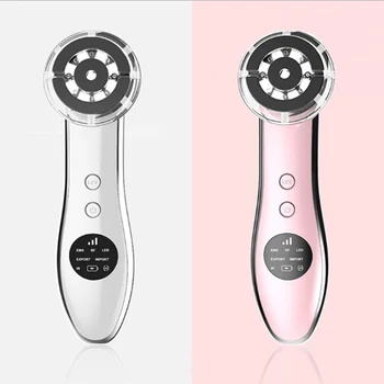 

RF Beauty Instrument LED Photon Light Therapy Facial Skin Care Tool Face Lifting Tighten EMS Face Massager Machine